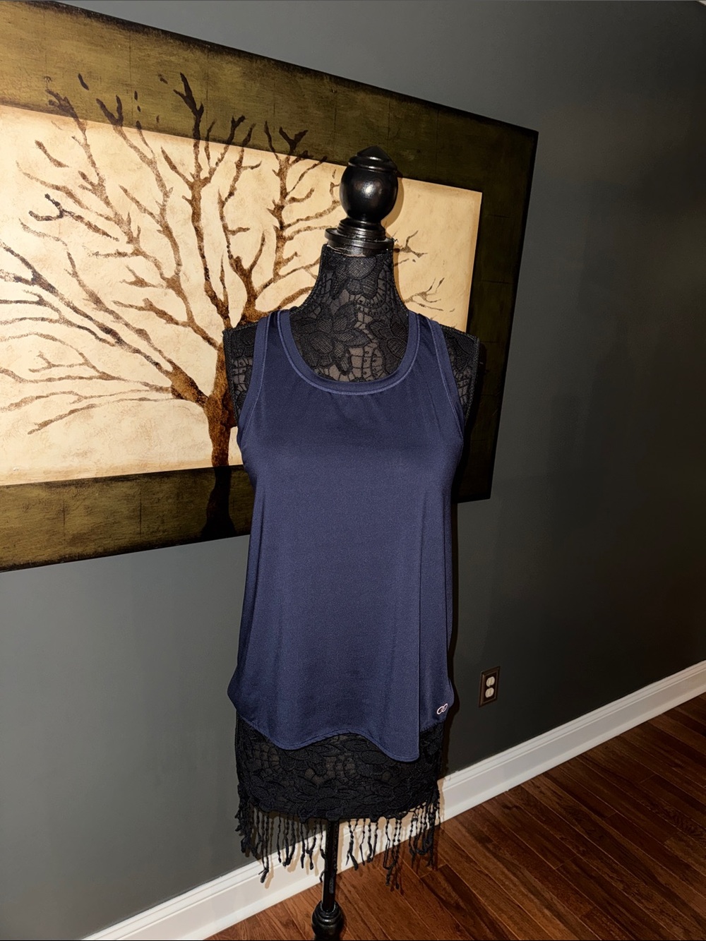 CALIA by Carrie Underwood Navy Scoop Neck Athletic Tank